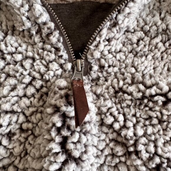 Thread & Supply Women's Wubby Fleece Pullover Charcoal Sz M - Picture 6 of 16